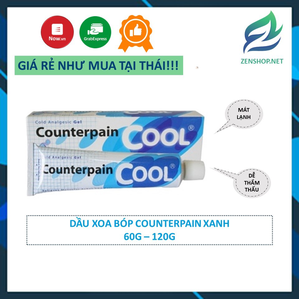 Dầu lạnh xoa bóp Counterpain Cool thái lan