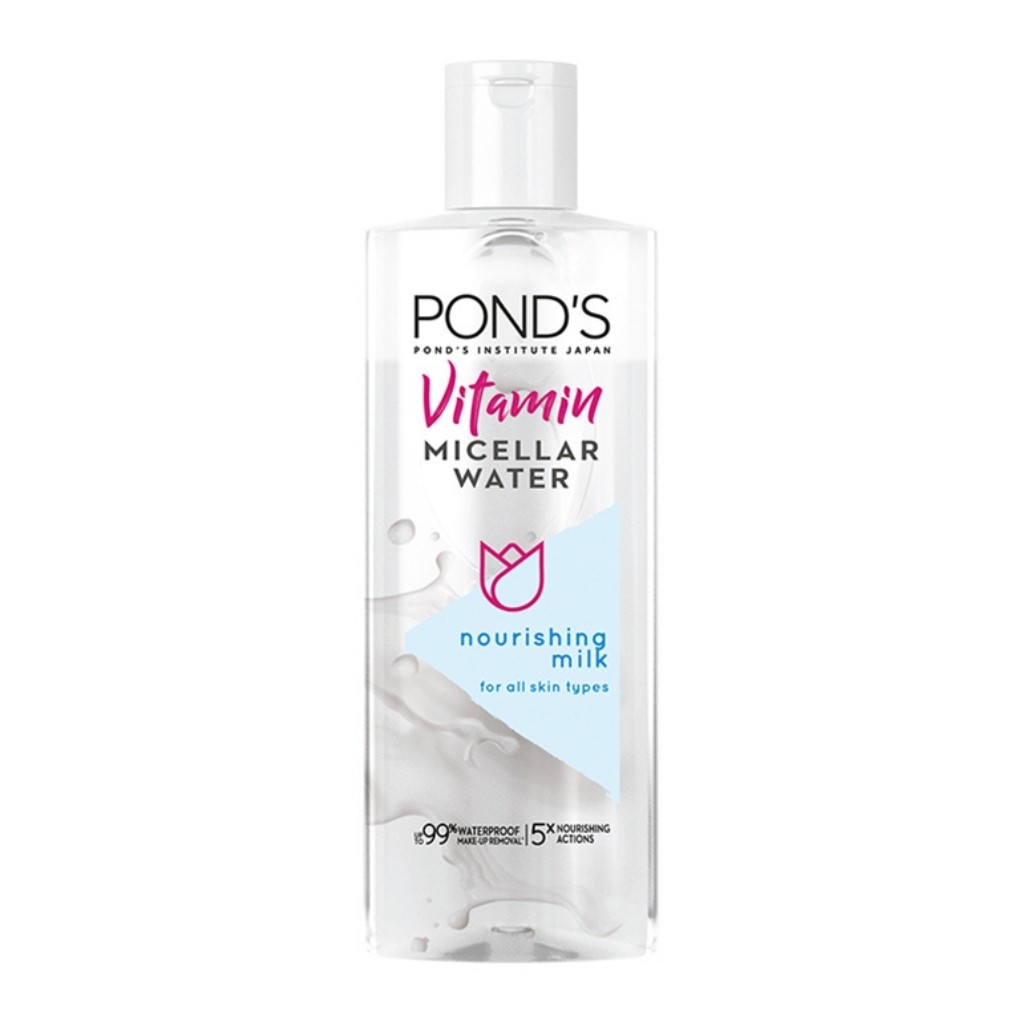 Nước tẩy trang làm sáng da Pond's White Beauty Micellar Water Vitamin và Hoa hồng 100ml