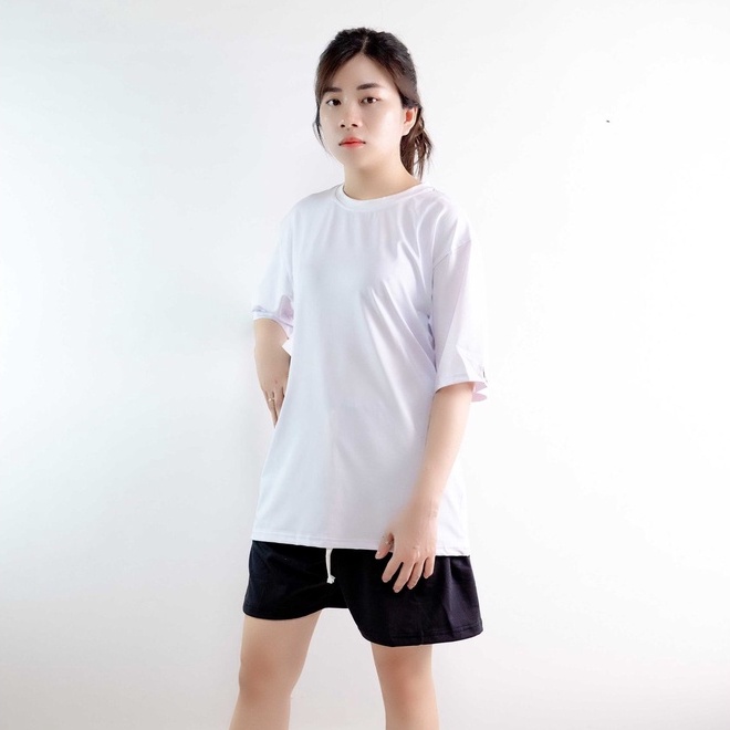 Áo thun nam nữ tay lỡ thời trang đường phố hàn quốc form rộng hàng thun lạnh 4 chiều