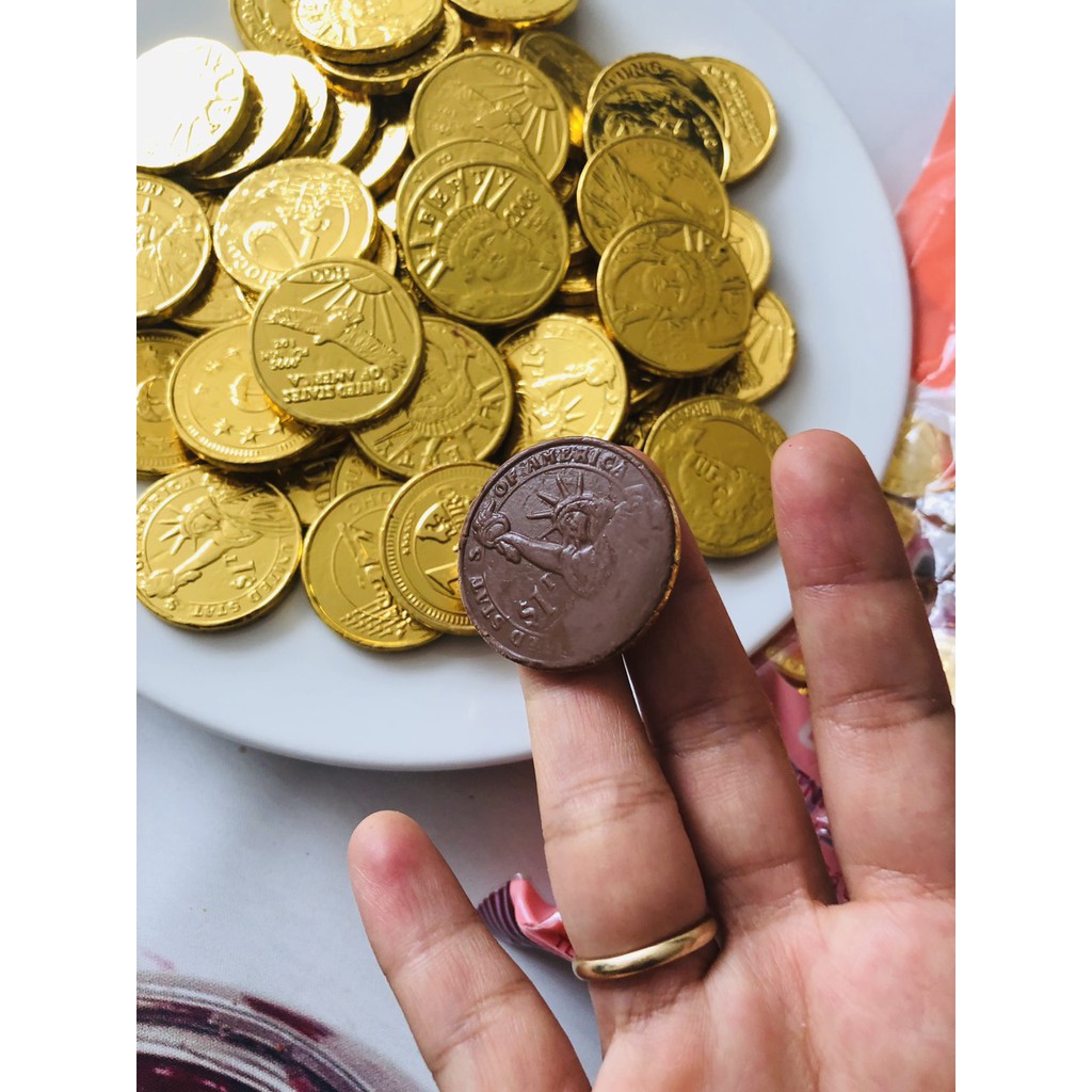 kẹo socola đông tiền gói 1kg | Shopee Việt Nam