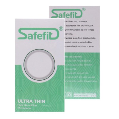 Hộp Bao Cao Su Safefit Ultra Thin (12 Cái)