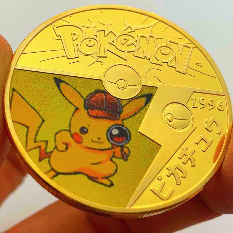 Set 5 Đồng Xu Sưu Tầm Pokemon