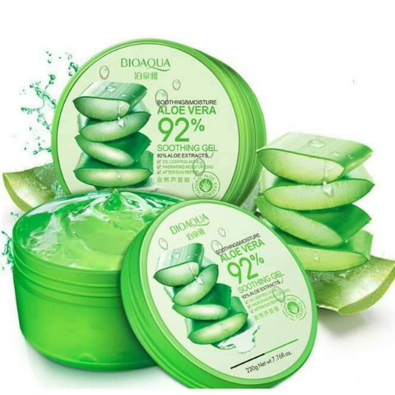 🌈4296 B4 Gel Dưỡng Và Làm Trắng Da Nha Đam Dành Cho Cả Da Mặt Và Body Hũ To 220gr