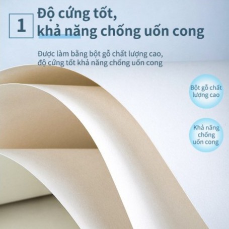 [Mã LIFE1404ALL giảm 20K đơn 50K] Giấy vẽ phác thảo Deli khổ 8K - 110/160/180gsm, 20 tờ - 1 quyển - 73607/73611/73613