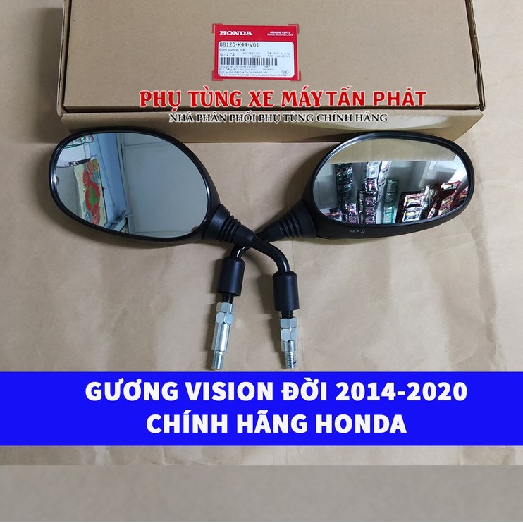 [Mẫu 2014-2020] Gương Kính Chiếu Hậu Xe Máy Vision 2014 2015 2016 2017 2018 2019 2020 Chính Hãng Honda