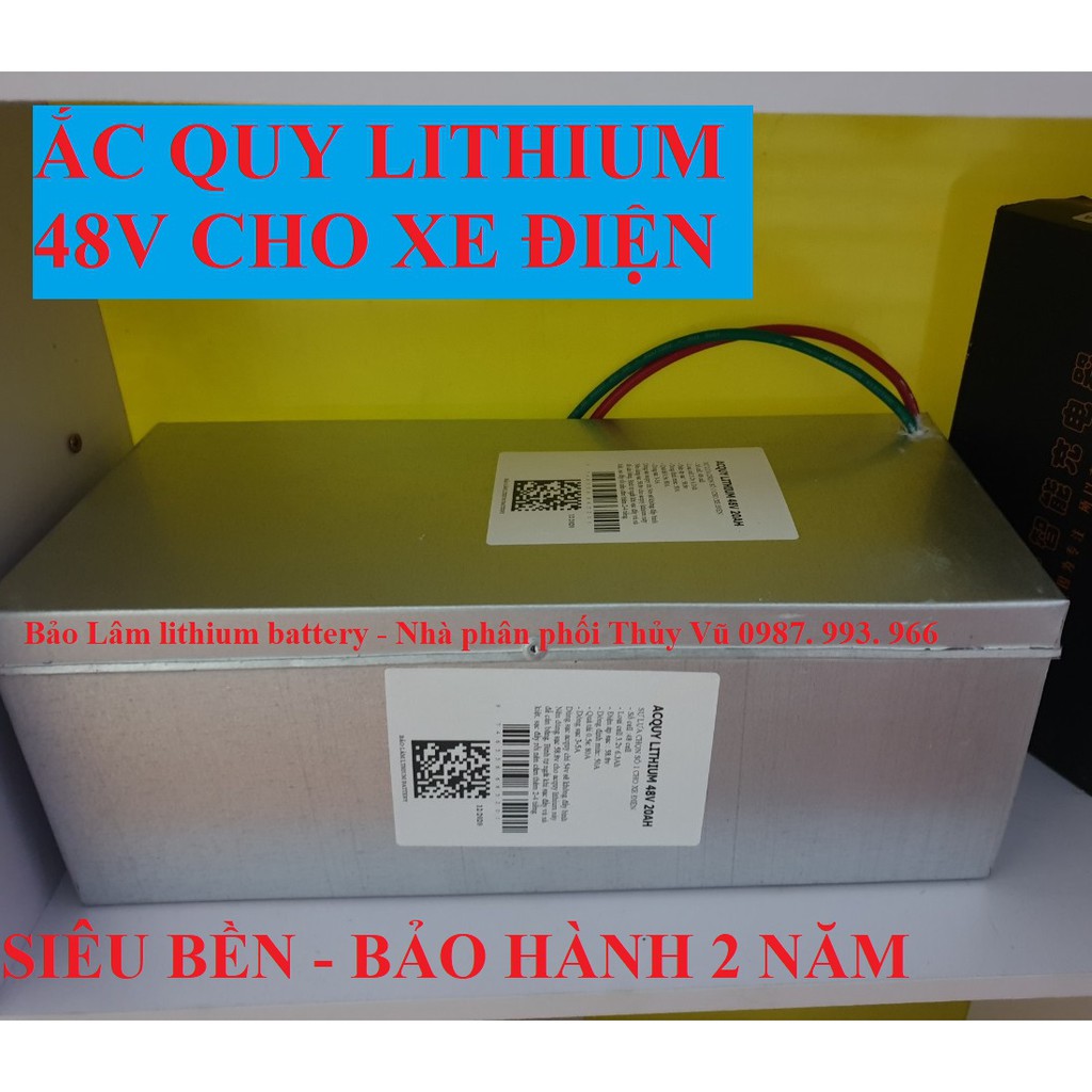 Pin LITHIUM 48V cho xe điện - xe đạp điện