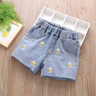 Quần Short Jeans Cho Bé Gái
