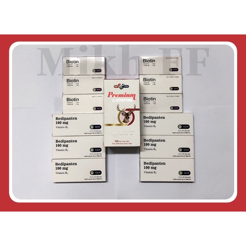 COMBO 2-Bộ sản phẩm hạn chế rụng tóc,đẹp móng,đẹp da sử dụng trong 1tháng(liều lượng cao dùng cho người tình trạng nặng)