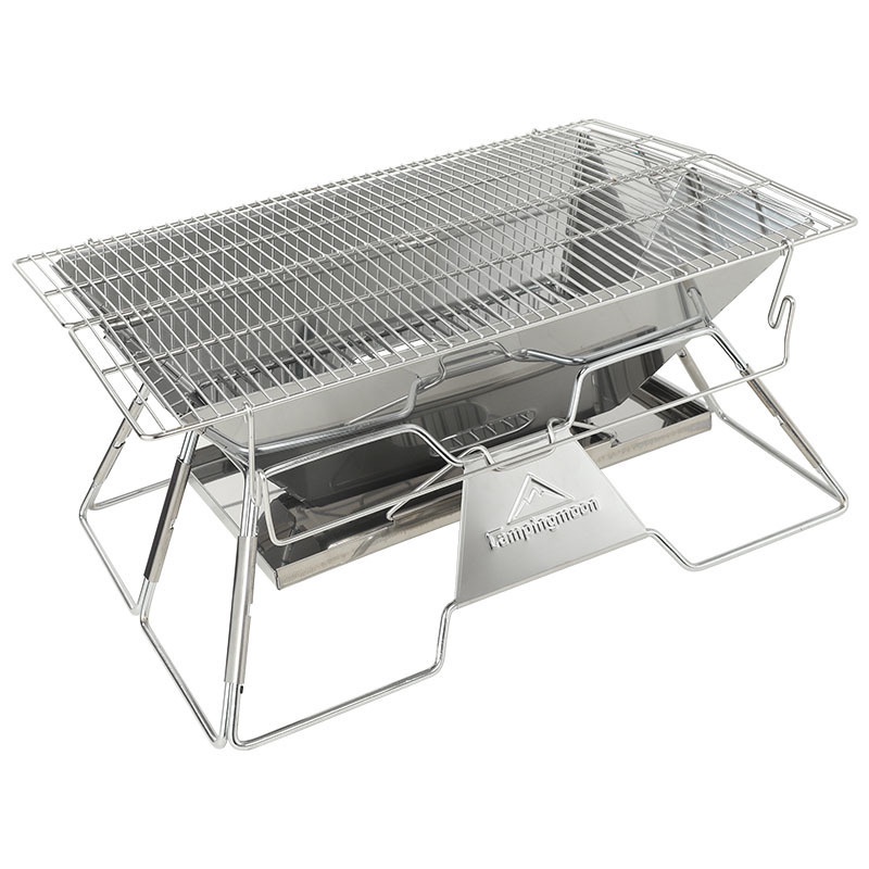Bếp Nướng Than Dã Ngoại Inox Campingmoon MT-3 Cao Cấp Dành Cho 8-10 Người - DU MỤC STORE