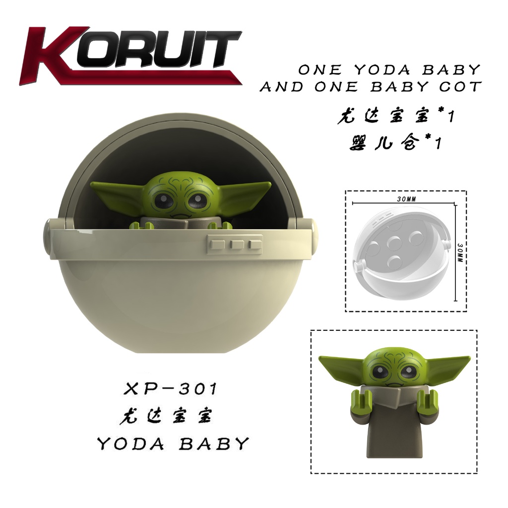 Bộ Đồ Chơi Lắp Ráp lego Nhân Vật Yoda Trong star wars Dành Cho Bé