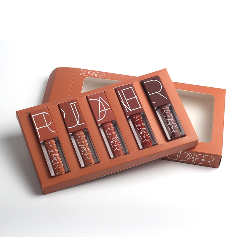 [Hàng mới về] Son Kem Pudaier Tông Nhung Lì Chống Dính 5 Màu Tùy Chọn Chuyên Dụng Trang Điểm Cho Nữ