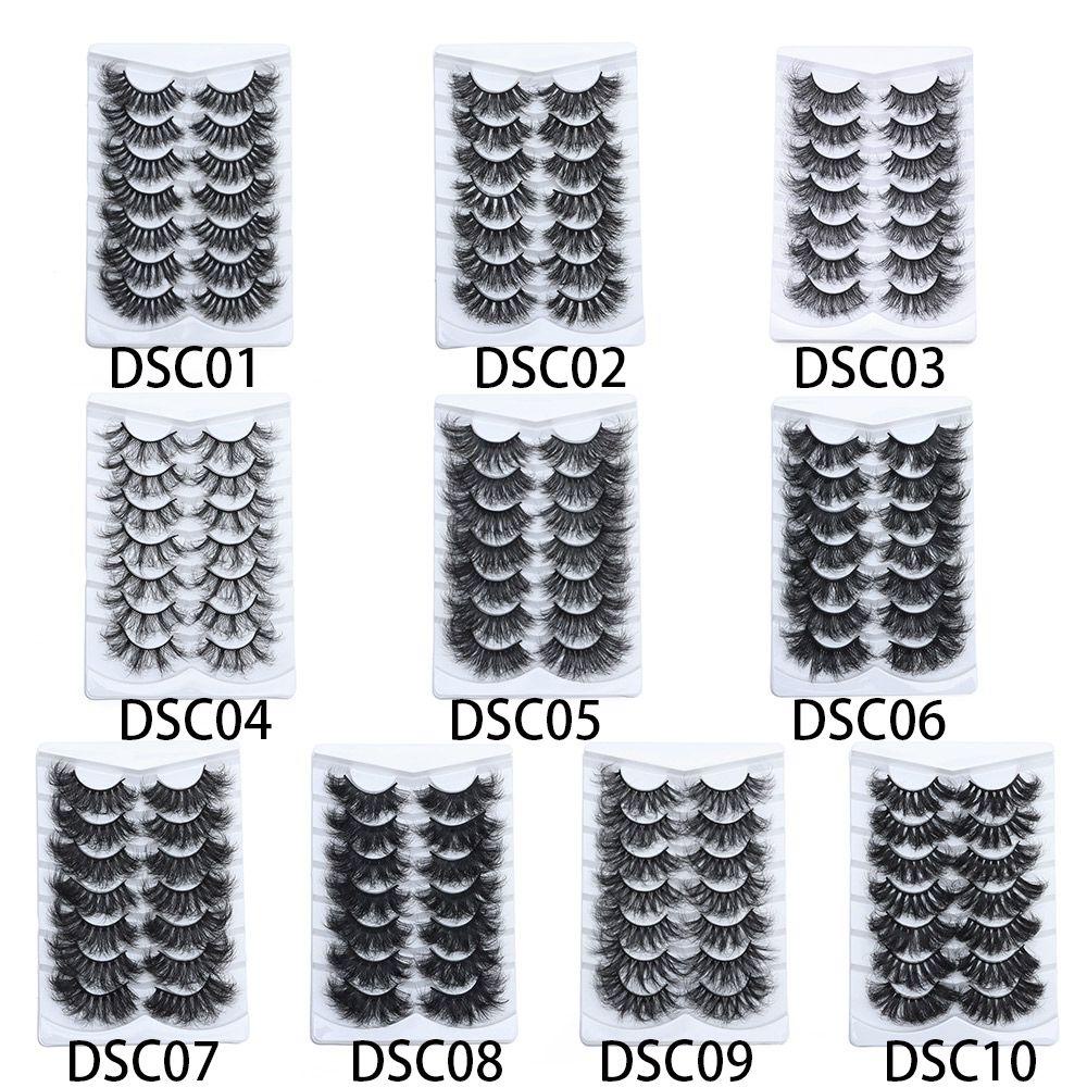 Set 7 Cặp Lông Mi Giả Mềm Mại Có Thể Tái Sử Dụng MIH SKONHED