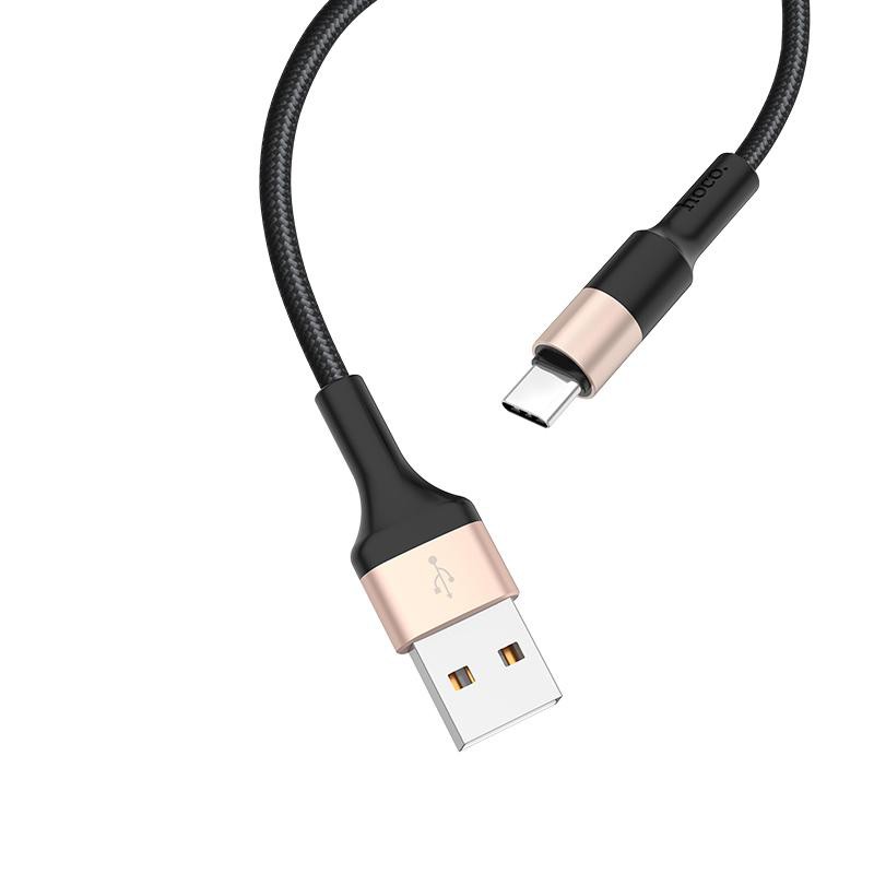 Cáp sạc microUSB Hoco X26 2A dài 1M (Hỗ trợ sạc nhanh và truyền dữ liệu)