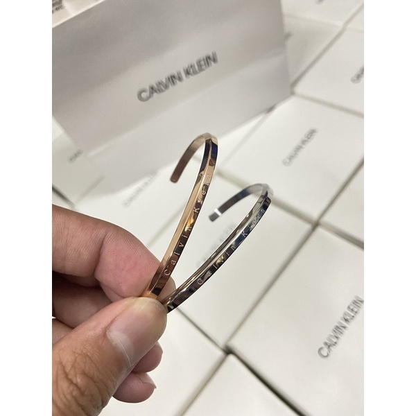 Vòng tay Cuff CK thời trang 2023 - Không Đen Không Rỉ - Không BOX