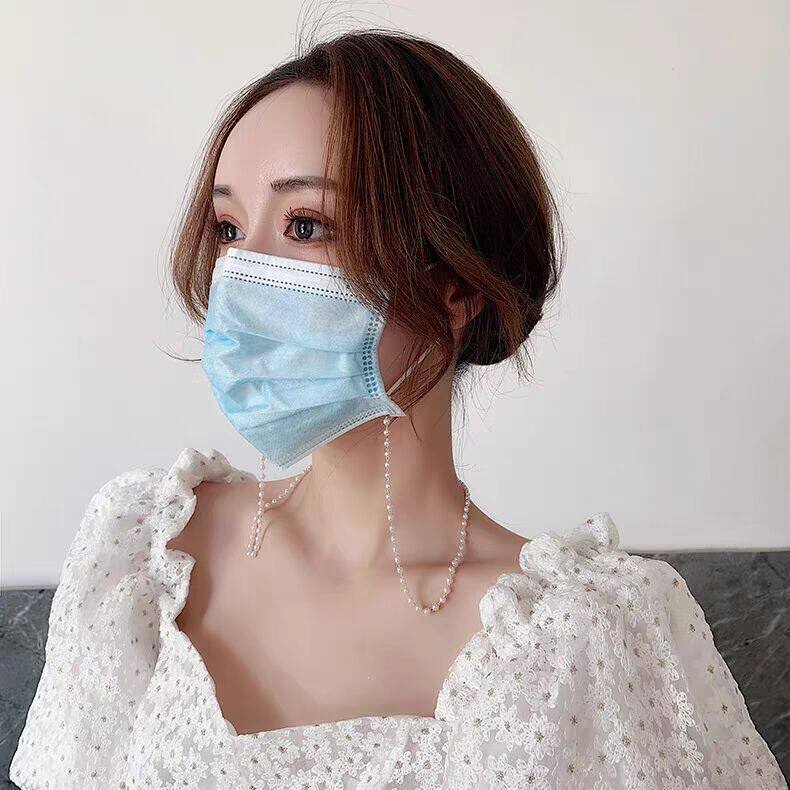 Vòng cổ Mặt Đá Pha Lê Ngọc Trai Nhân Tạo Thời Trang