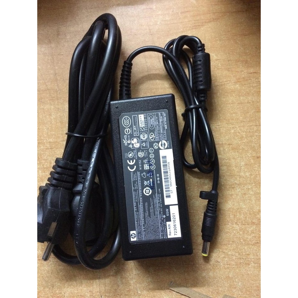 Sạc Laptop HP 18.5v 3.5a Chân Nhỏ - Sạc Hp 19v