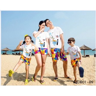 [ÁO HOT]ÁO THUN ĐI BIỂN CHO GIA ĐÌNH HAY NHÓM BẠN IN HÌNH BÌNH MINH SIÊU HOT ĐỦ MÀU ĐỦ SIZE - ATDB01