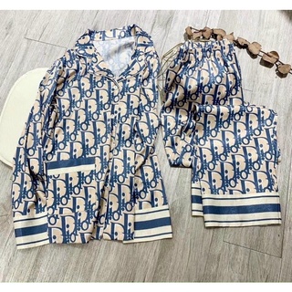 PYJAMA DÀI LỤA XƯỢC CAO CẤP