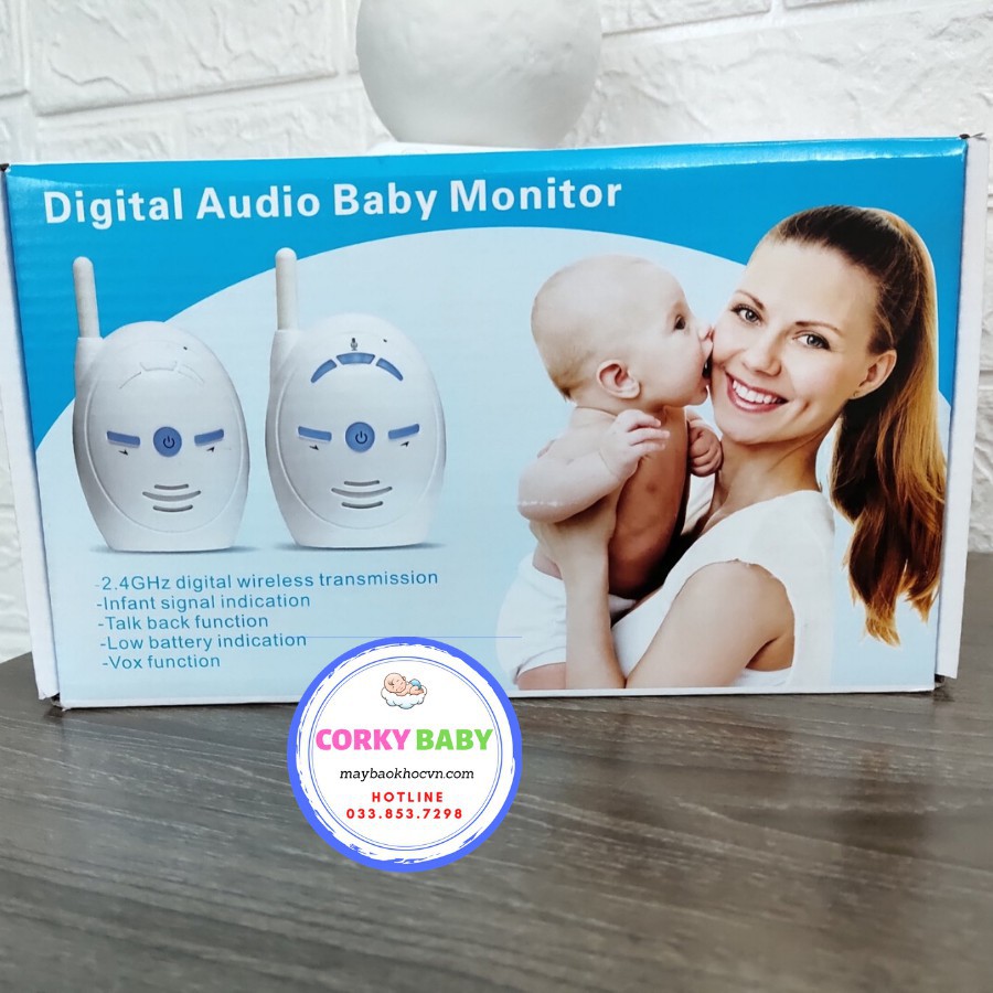 Máy báo khóc không dây Corky Baby mbk00 - Giao tiếp 2 chiều với bé