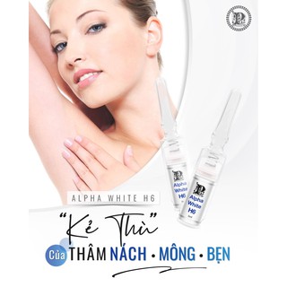 [Hàng Chuẩn MỸ] Mibiti Prudente Alpha White H6 (5ml). Kem Khử Thâm Nách, Bẹn, Mông-Hiệu Quả Thần Thánh Sau 1 Tuần