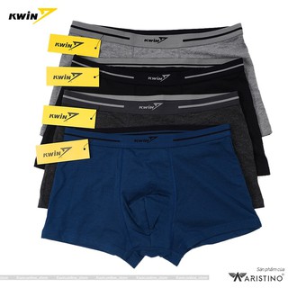 Quần lót Boxer nam Kwin chất liệu cao cấp mềm mịn, thoáng khí, co giãn thoải mái - KBX03507