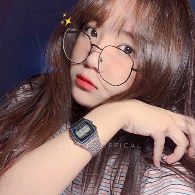 Đồng hồ điện tử đôi nam nữ WR chống nước tuyệt đối mặt vuông nhiều màu sang trọng cho công sở chính hãng Gibbon Offical | BigBuy360 - bigbuy360.vn
