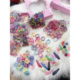 Hộp cột tóc,Túi cột tóc Hộp cột tóc 780 chi tiết cho Mẹ và Bé thật đáng yêu