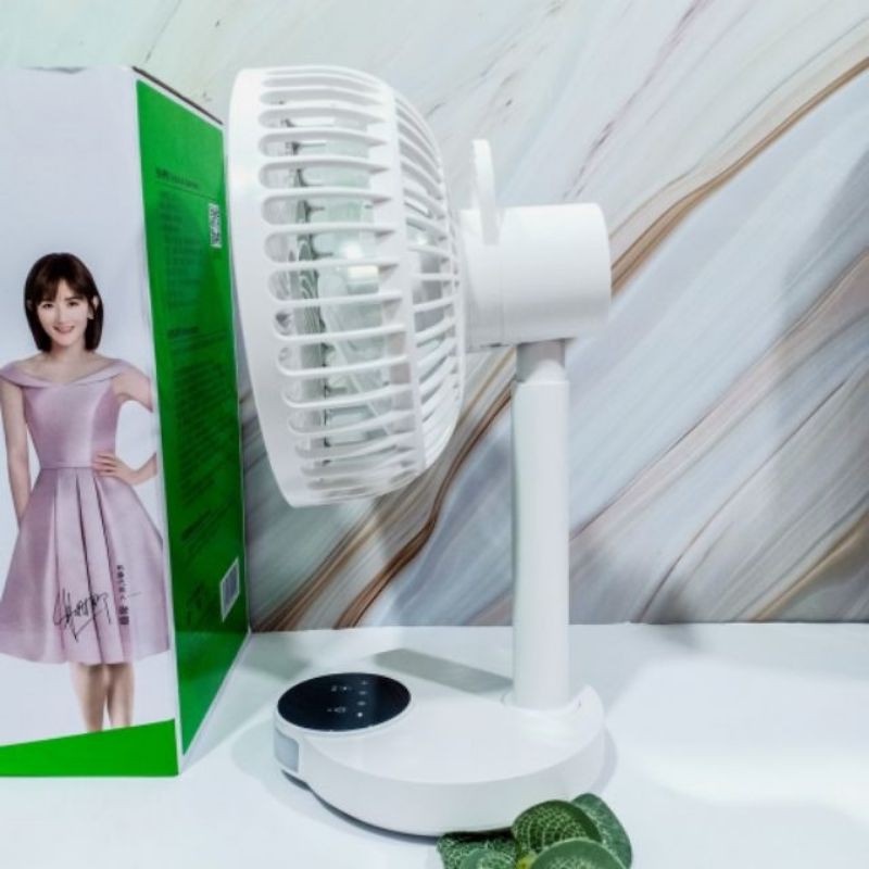 QUẠT SẠC DP-7626 CẢM ỨNG CÓ ĐÈN