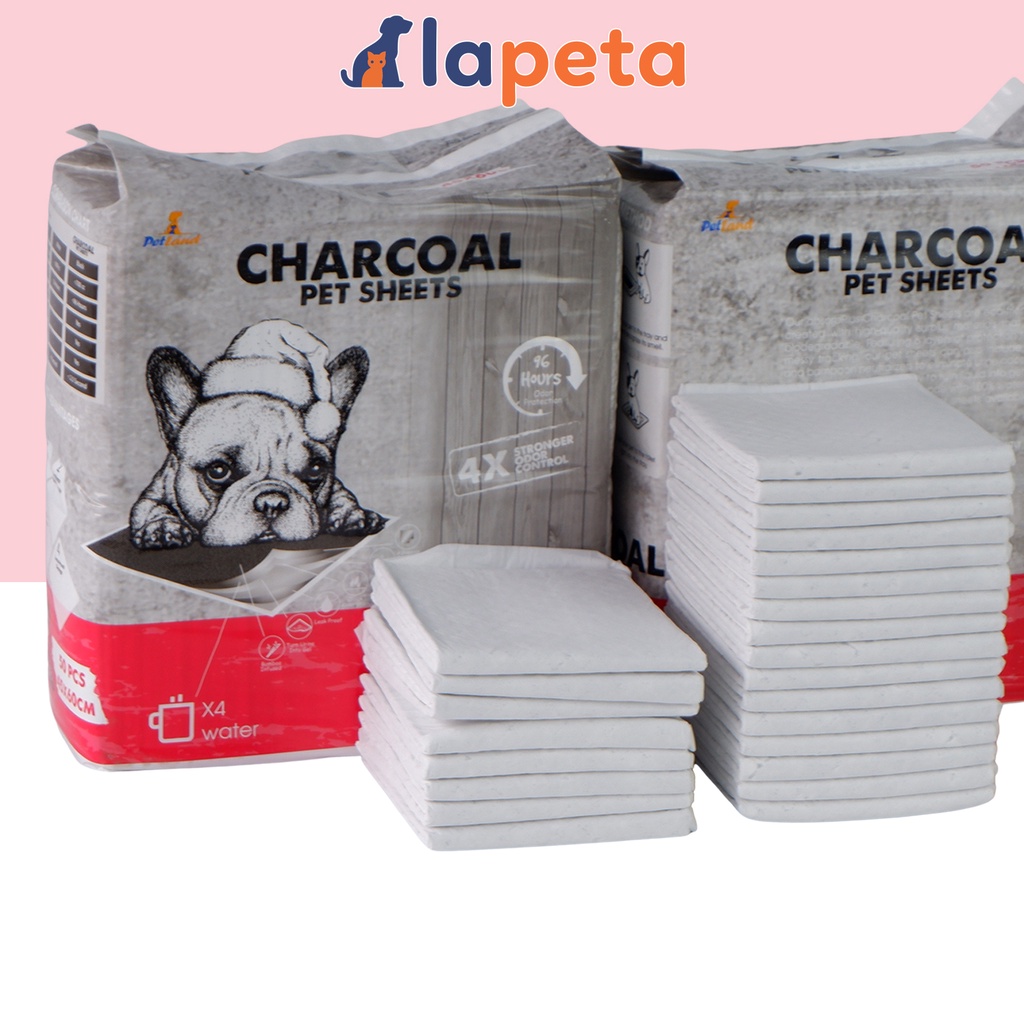 Tã lót chó mèo tã cho thú cưng khay vệ sinh sàn xe than hoạt tính CHARCOAL