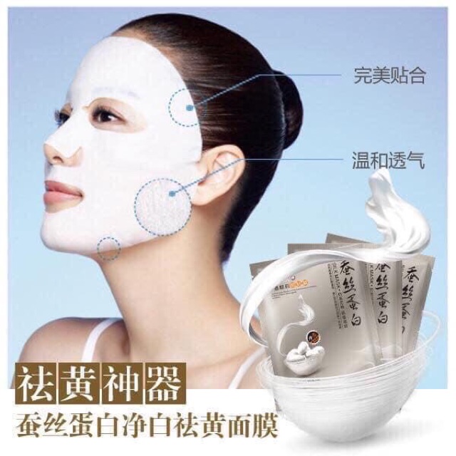 Mặt Nạ Tơ Tằm ONE SPRING SILK MASK ❤️ Mặt nạ nội địa Trung chuẩn chất lượng ❤️ Dưỡng trắng cấp ẩm giảm mụn ❤️ 20ml