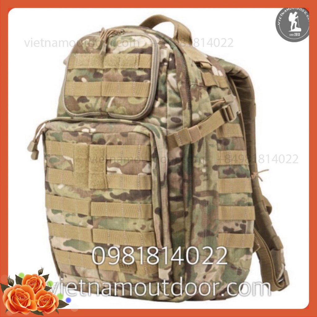 Balo 5.11 TACTICAL RUSH 24 [ dùng như balo du lịch - phượt ] chống thấm nước tuyệt đối