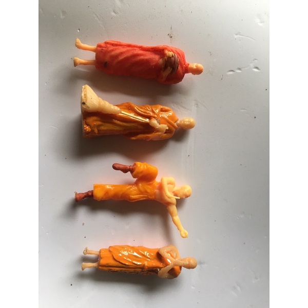 Sét 4 tượng phật mini 5cm trang trí tiểu cảnh, bể cá, non bộ