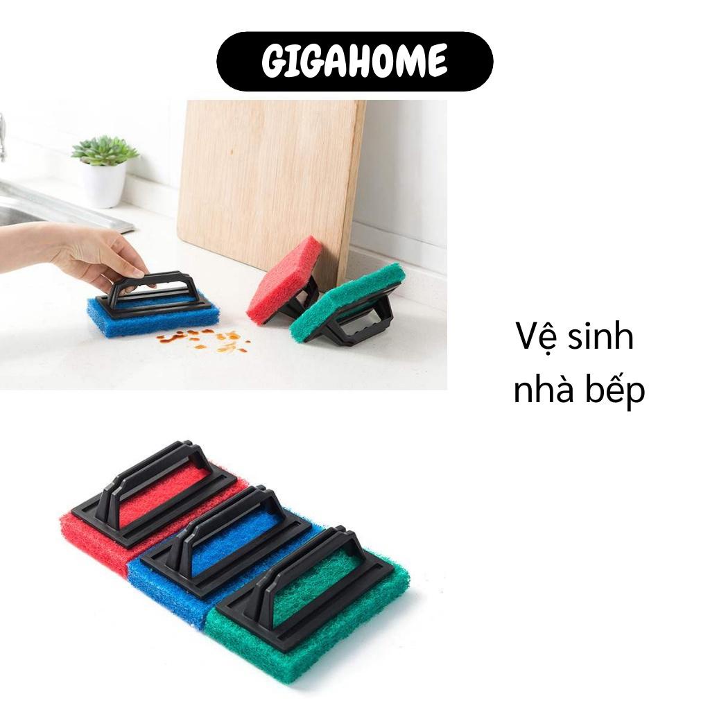 Cọ Chà Bếp GIGAHOME Dụng Cụ Lau Chùi, Bàn Chải Vệ Sinh Nhà Tắm Thông Minh BA1 Có Tay Cầm Tiện Lợi 3365