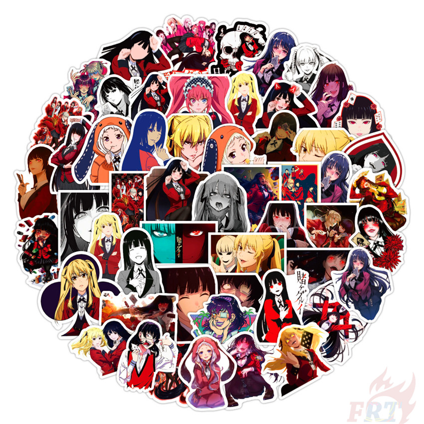 100Pcs/Set ❉ Kakegurui - Series B Anime Stickers ❉ Jabami Yumeko Waterproof DIY Fashion Doodle Decals Stickers