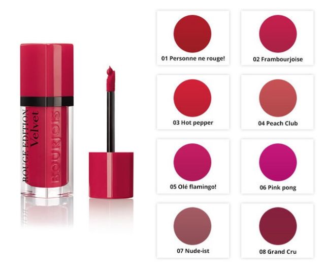 Son kem lì Velvet Bourjois Rouge Edition