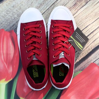 Giày Sneaker Chuck 2 Đỏ Đô Nữ Cổ Thấp ZRF