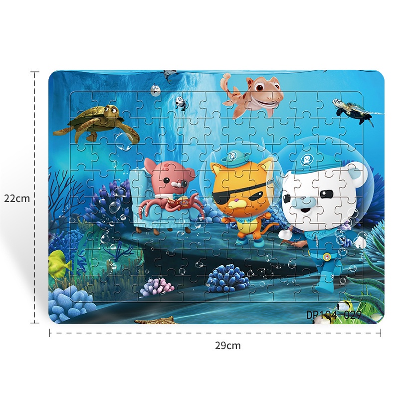 Leqiazhixing Bộ Đồ Chơi Xếp Hình 104 Mảnh Dày / Sàn Dày / Sàn Giáo Dục Sớm Cho Bé / Quà Tặng / Hoạt Hình