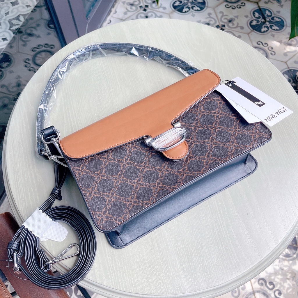 Túi nữ Nine West Leisha - màu nâu - Brown Multi NYC534118