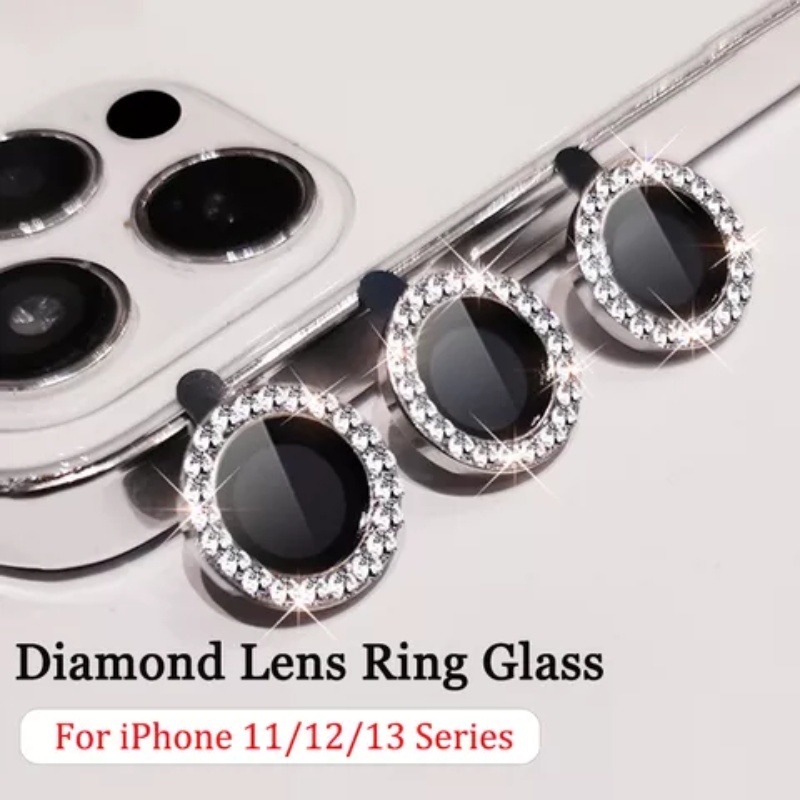 Miếng dán kính cường lực bảo vệ camera thích hợp cho IPhone 13 12 11 Pro Max Mini