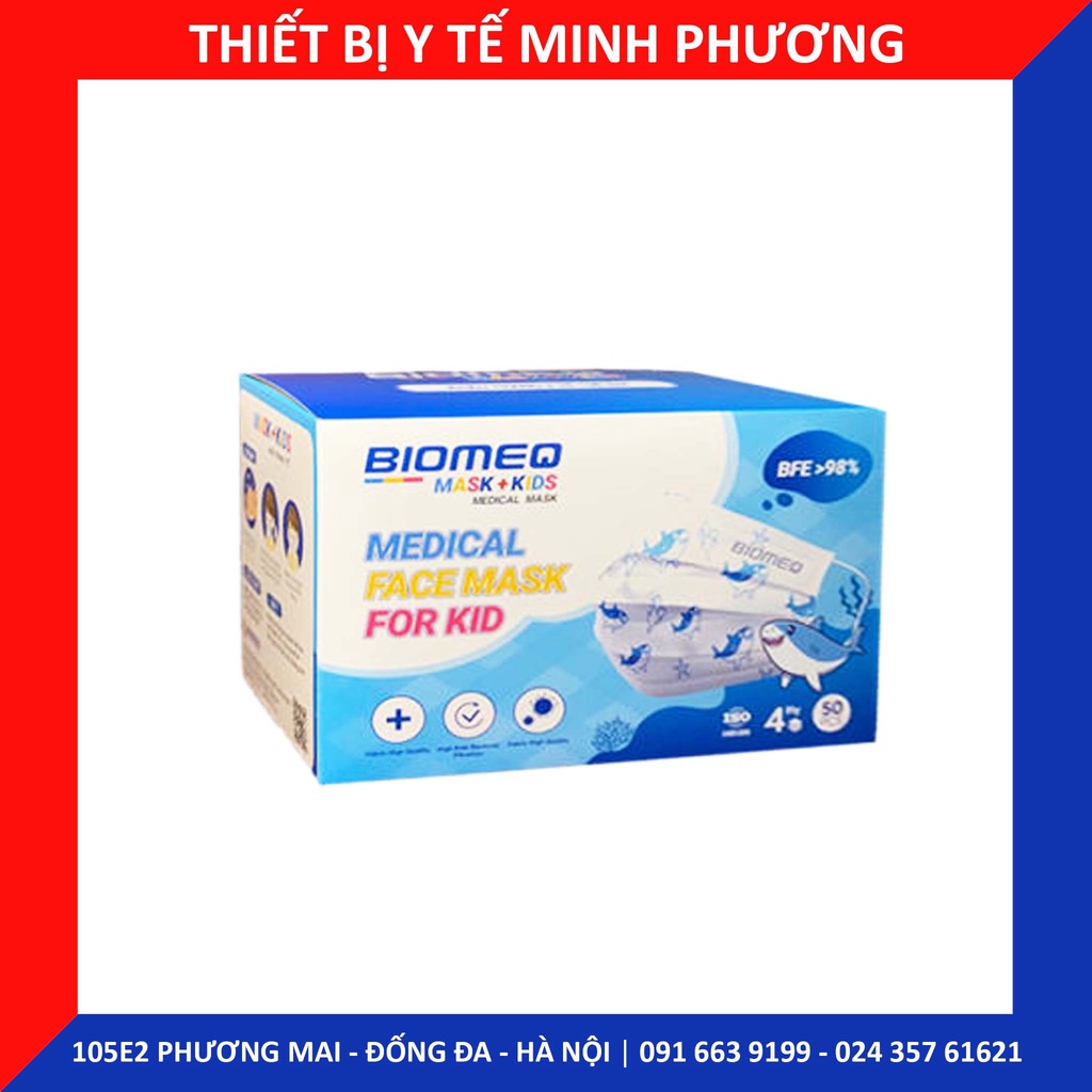 Khẩu trang y tế trẻ em ngộ nghĩnh BIOMEQ
