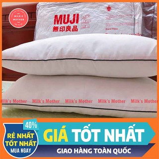 Ruột gối Muji [FREESHIP] Một đôi ruột gối bông Muji Nhật Bản cao cấp chất liệu COTTON mang lại cảm giác mềm mại êm ái