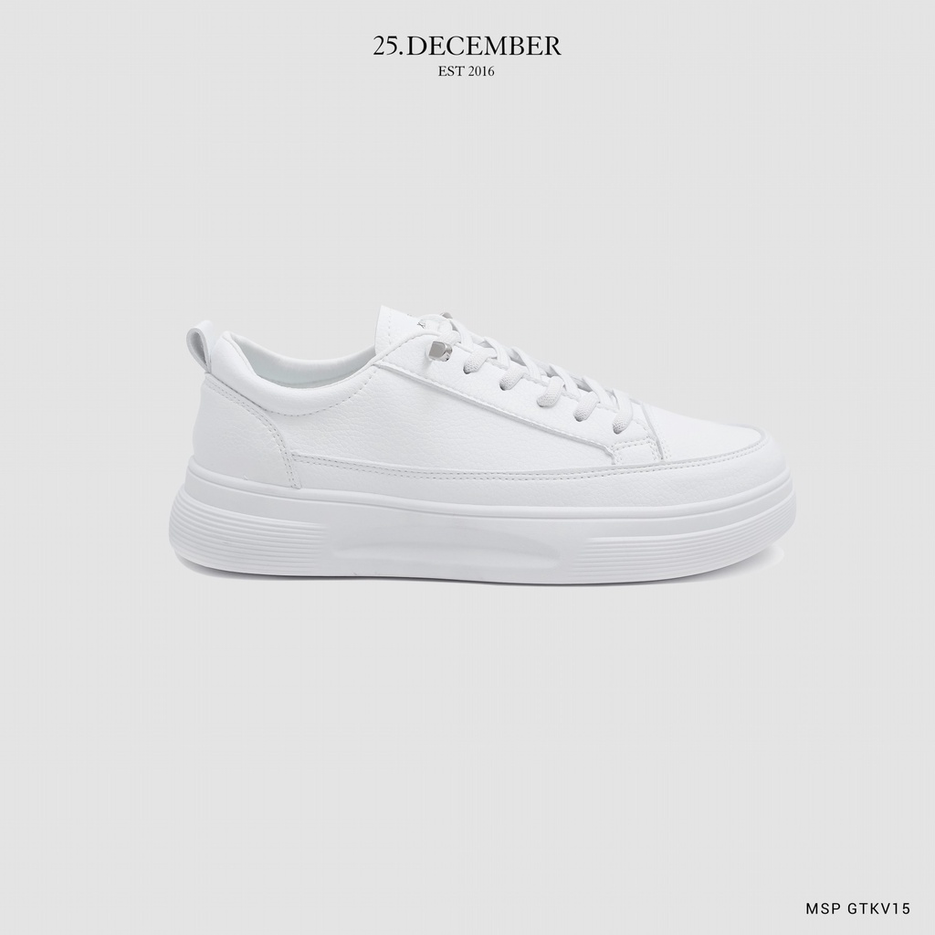 Giày da trắng đẹp - Thương hiệu 25.December mã GTKV15