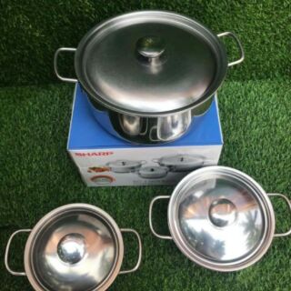 Bộ 3 nồi inox