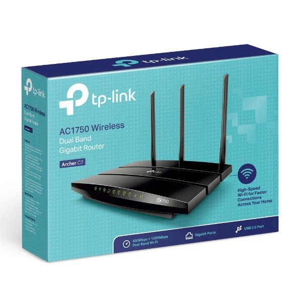 Router Archer C7 Gigabit Wi-Fi Băng tần kép AC1750 - BẢO HÀNH CHÍNH HÃNG