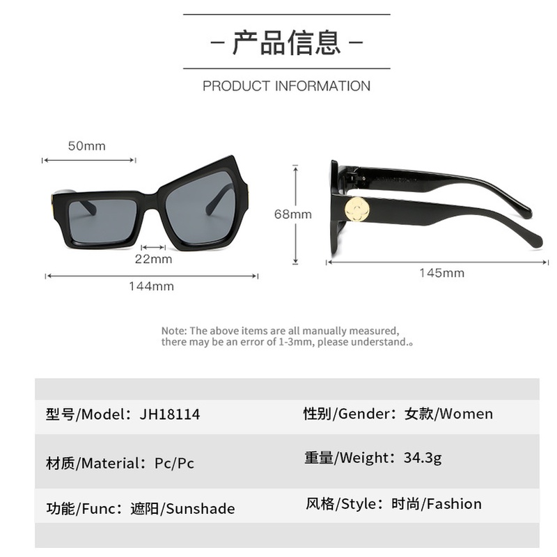 (KIQI-FASHION) COD Kính Mát Hình Mắt Vui Nhộn Chống Tia Uv400 Thời Trang Cho Nam Và Nữ