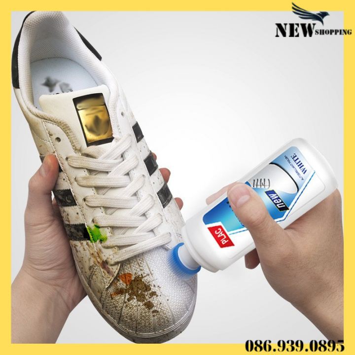 Nước Lau Giày, Lọ Đánh giầy, PLAC CREAM, có đầu chà, Túi Xách An Toàn