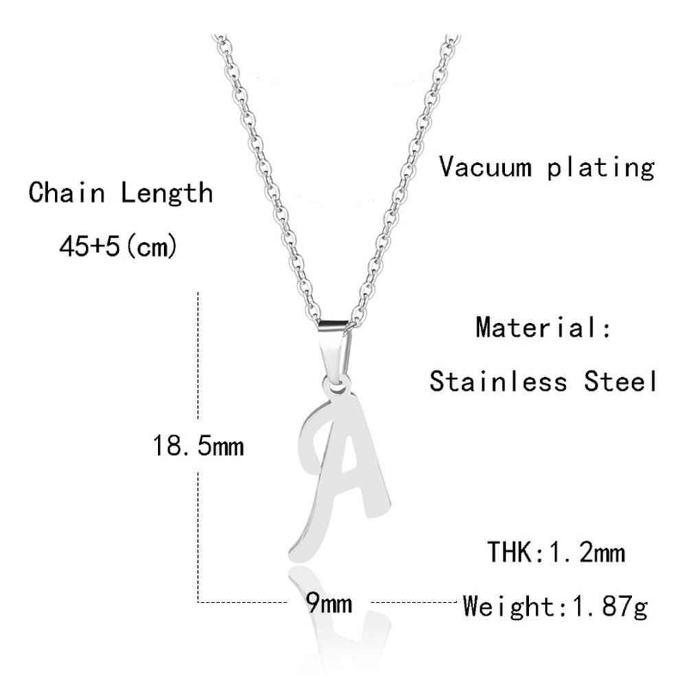 Vòng cổ mặt hình 26 chữ cái sang trọng thời trang cho nữ