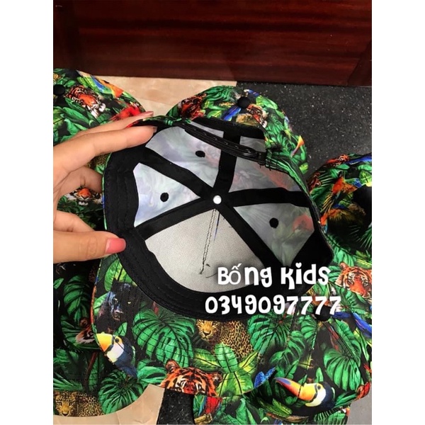 Mũ Bé Trai Độg Vật Thiên Nhiên Xanh HaM