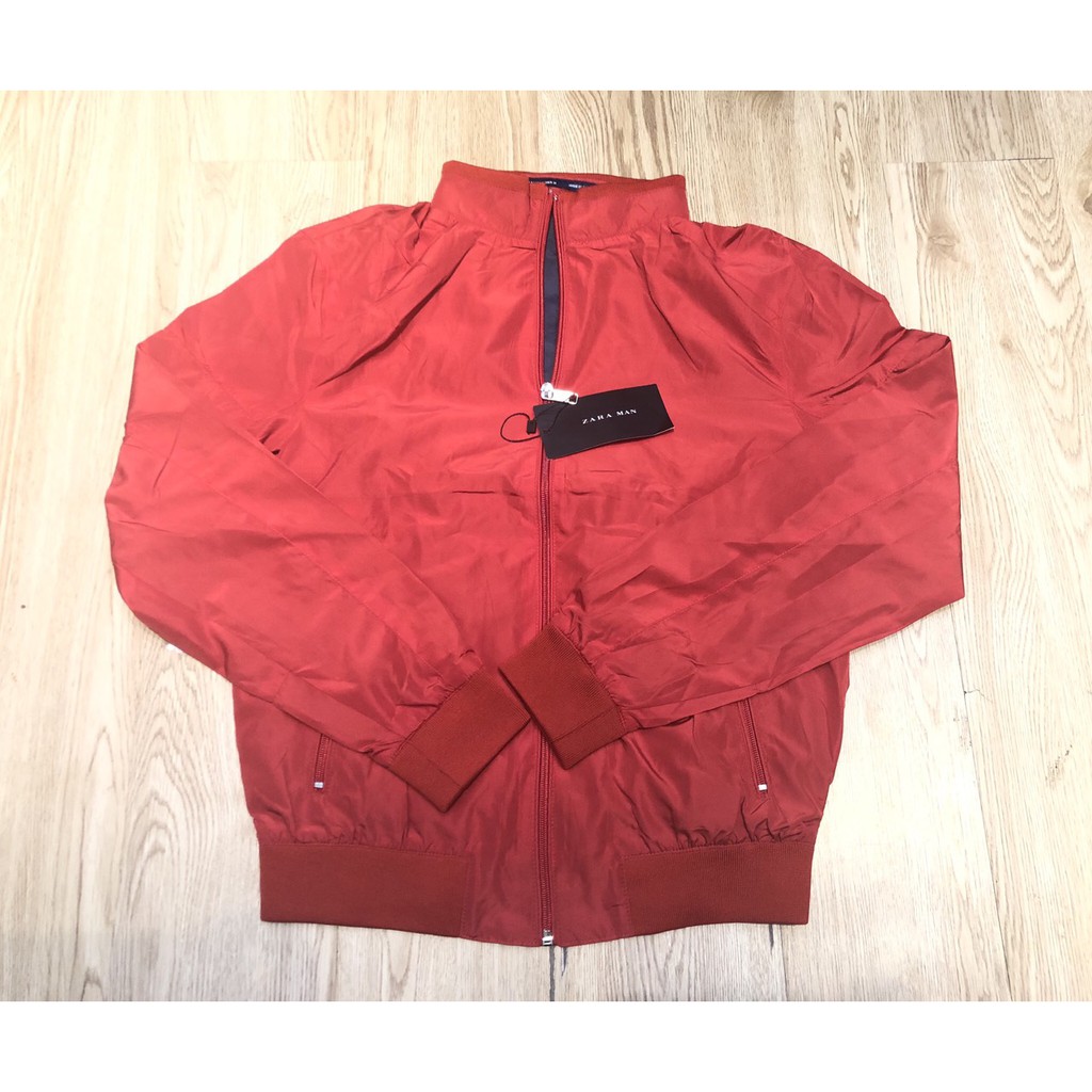 Áo khoác gió nam hai lớp Zara - loại bo trơn. HA0534
