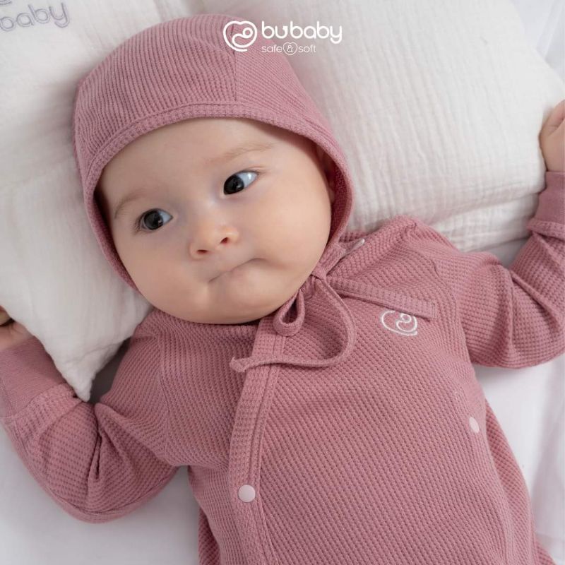 Set Sơ Sinh Len Mỏng BU Waffle B43 • NewBorn 0-3M 3-6M • Choding Home